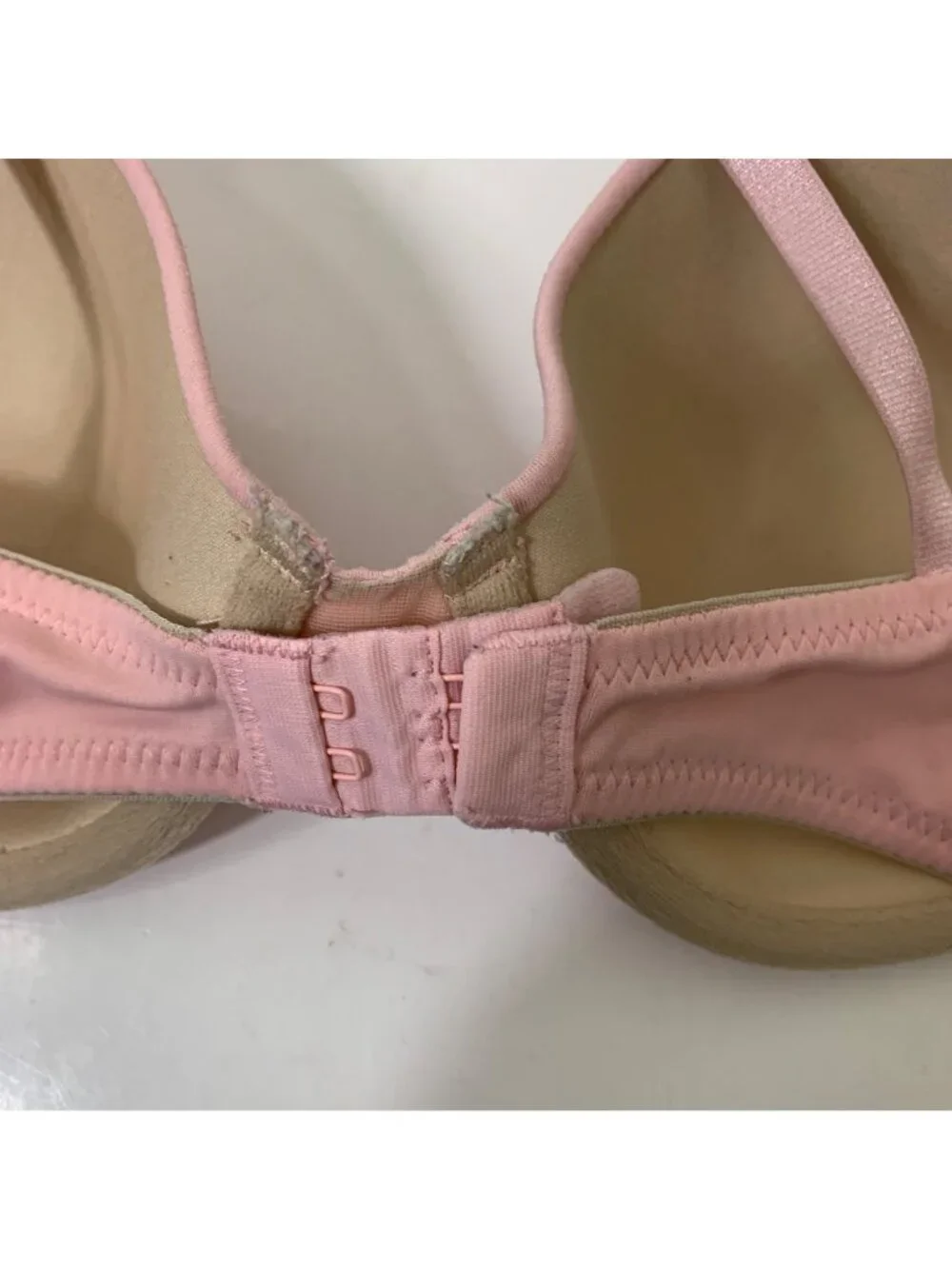 Maidenform One Fab Fit 2.0 Demi Bra 36C Pink Beige 08259 T-Shirt Soft Girl